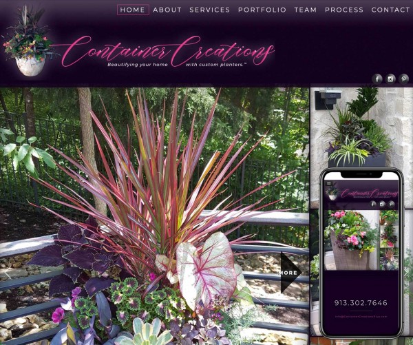Umbrella website for Container Creations. Umbrella website for Container Creations.