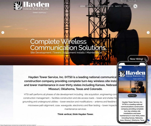 Umbrella website for Hayden Tower. Umbrella website for Hayden Tower.