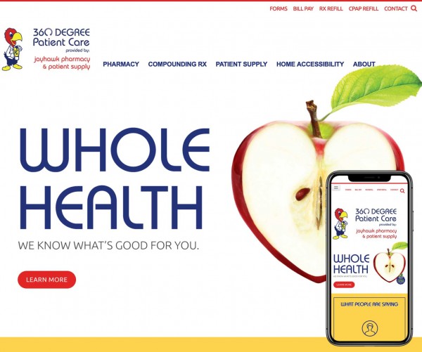 Umbrella website for Jayhawk Pharmancy. Umbrella website for Jayhawk Pharmancy.
