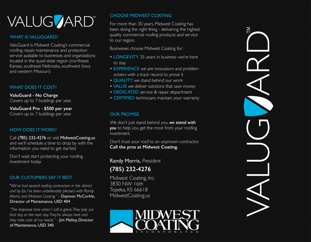 2015 ValuGuard Brochure   Front Outside